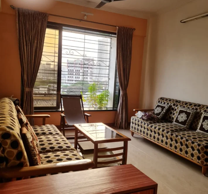 A fully furnished 2 bhk for outright sale at Mulund east